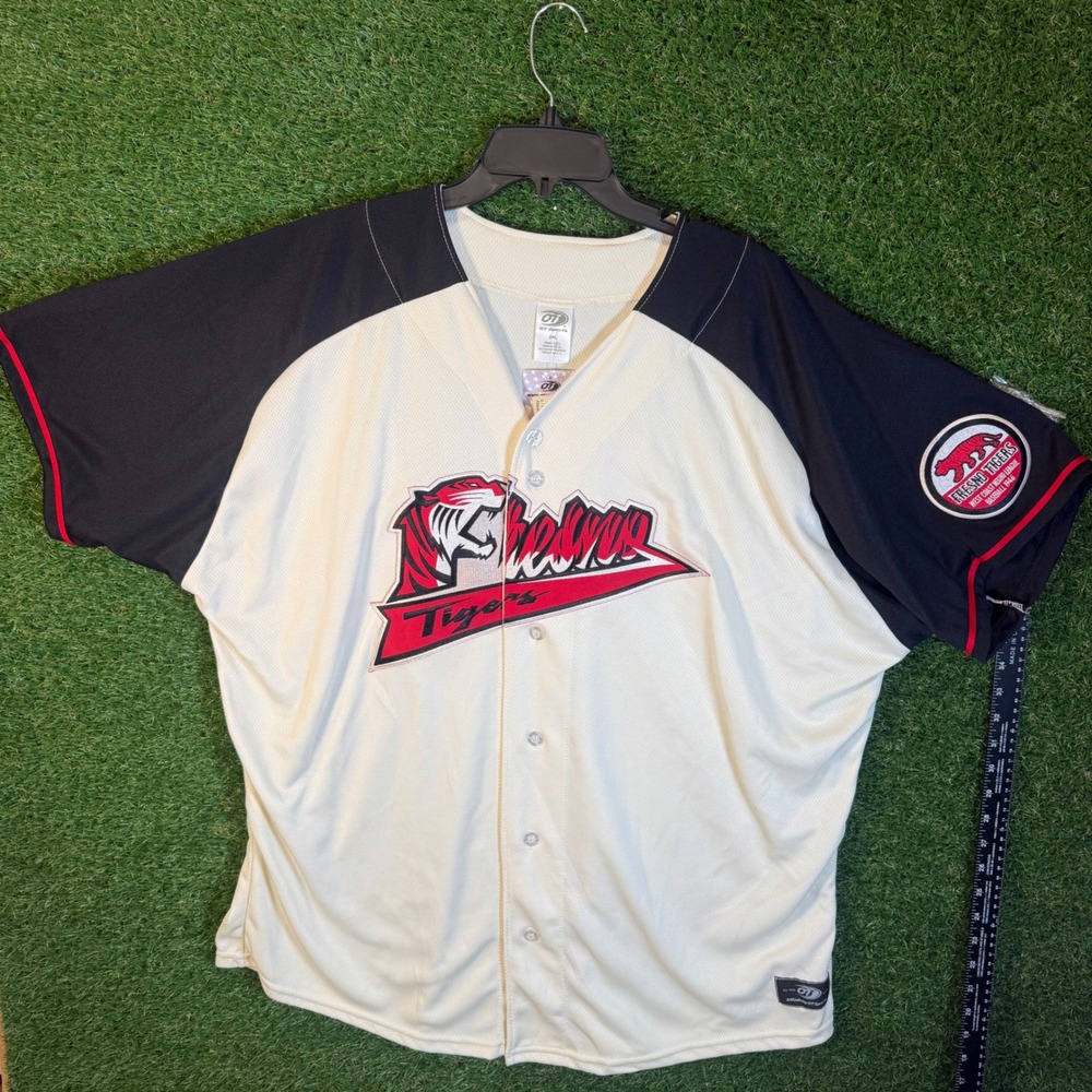 Fresno Tigers Negro League Baseball Jersey 2XL NWT Made in USA OT Sports